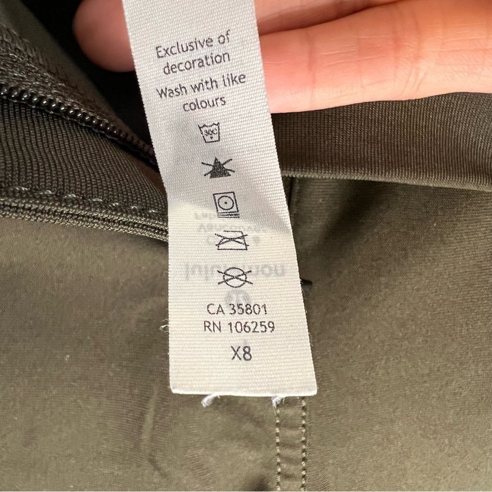 Lululemon Ca 35801 Rn 106259 Compression Pant Leggings Green Womens Sz 4 Golf - Picture 6 of 10